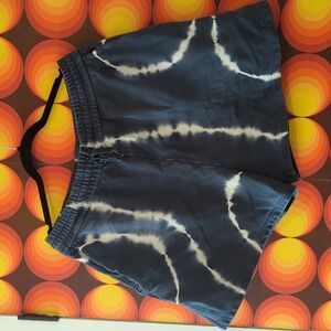 COS tie dyed drawstring sweat shorts size Large